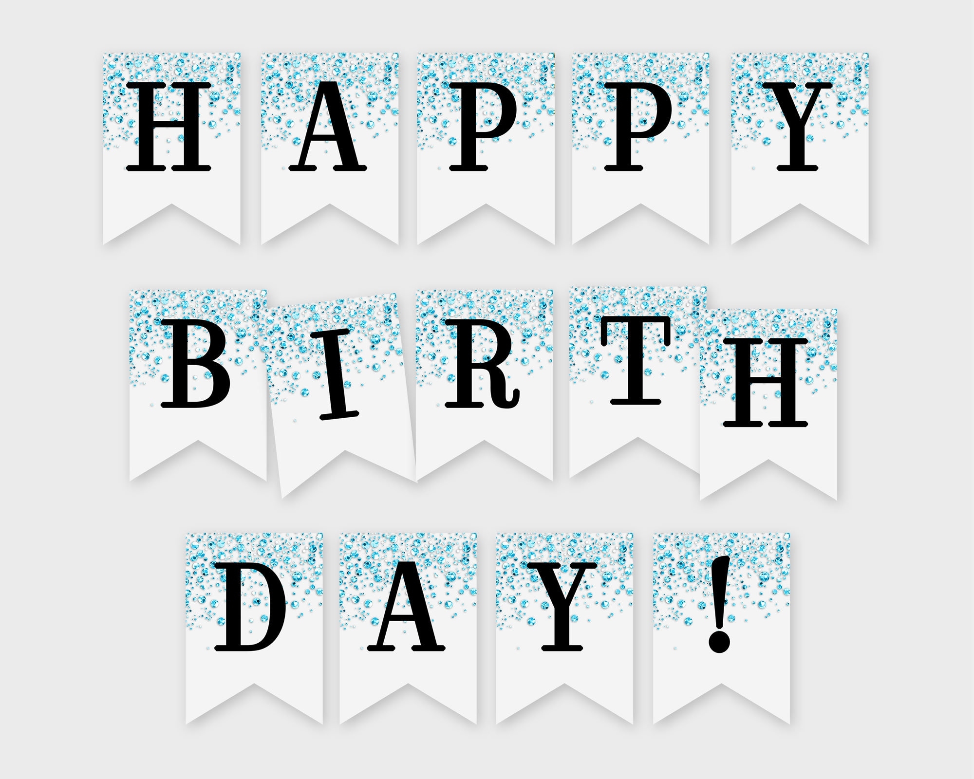 Happy Birthday Printable Banner Blue Confetti Glitters Printable PDF DIY Print Instant Download 4CG Etsy Happy Birthday Printable Banner Blue Confetti Glitters Printable PDF DIY Print Instant Download 4CG Etsy
