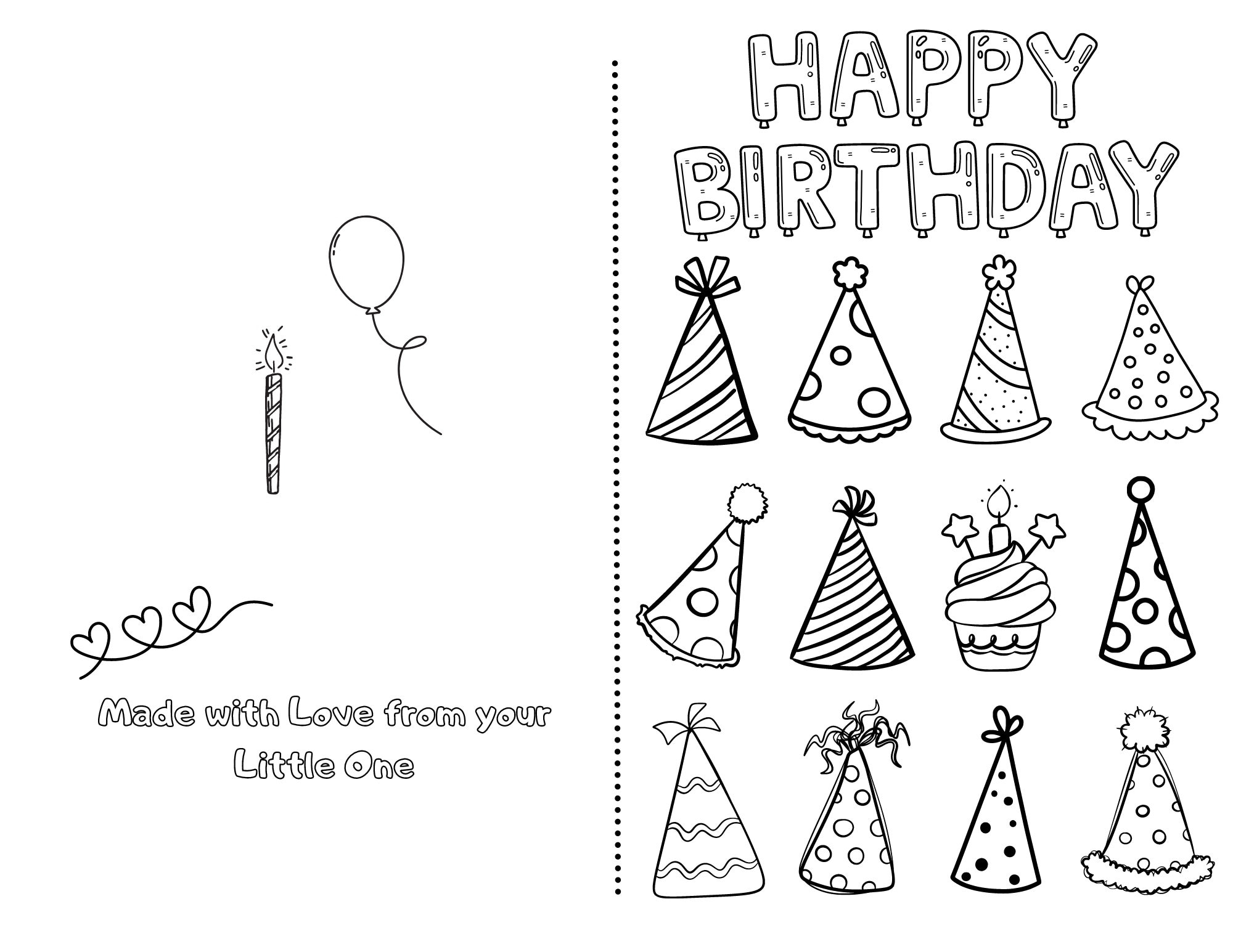 Printable Birthday Cards For Kids