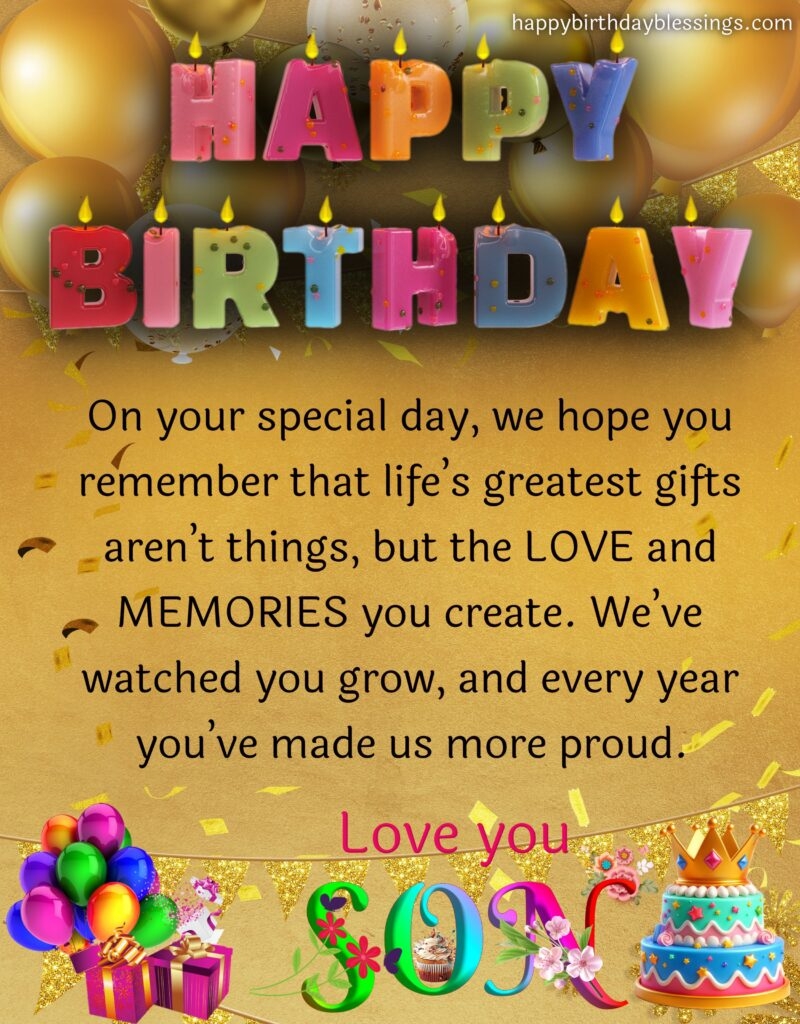 Happy Birthday Sayings For Son Birthday Wishes For A Son From Mother 24th Happy Birthday Wishes For Son Heartfelt Birthday Wishes For Son