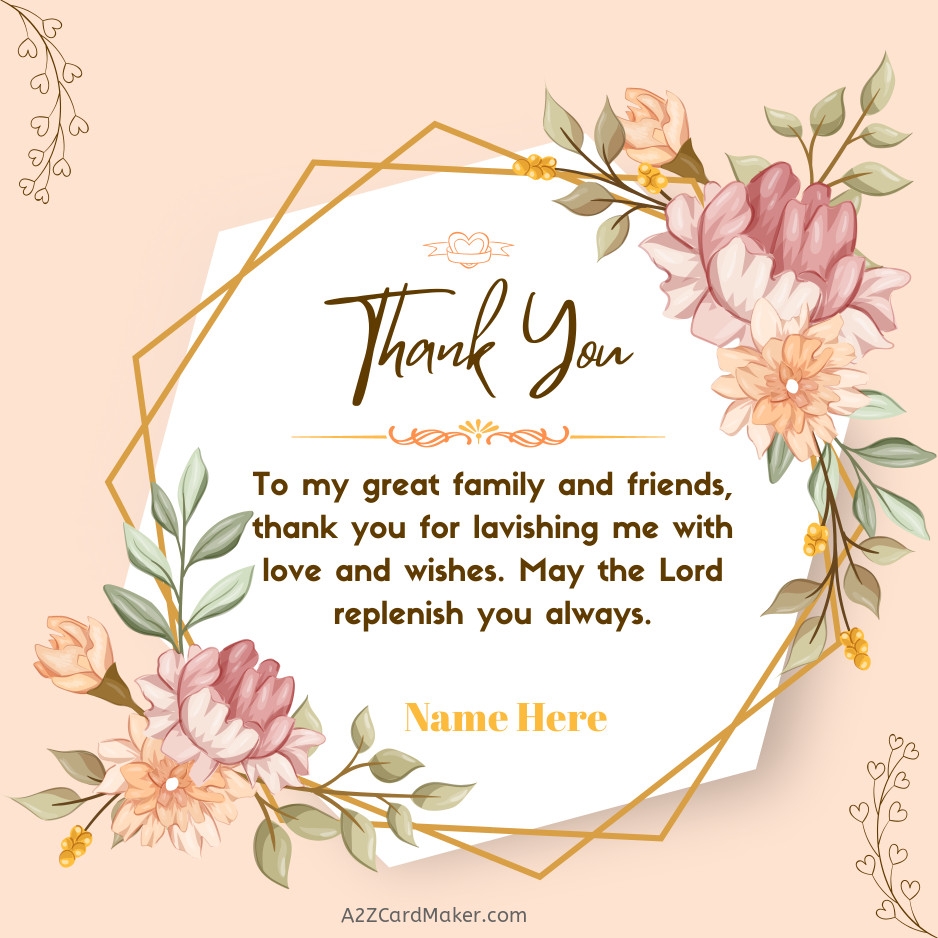 Heartfelt Thanks Gratitude For All Birthday Wishes