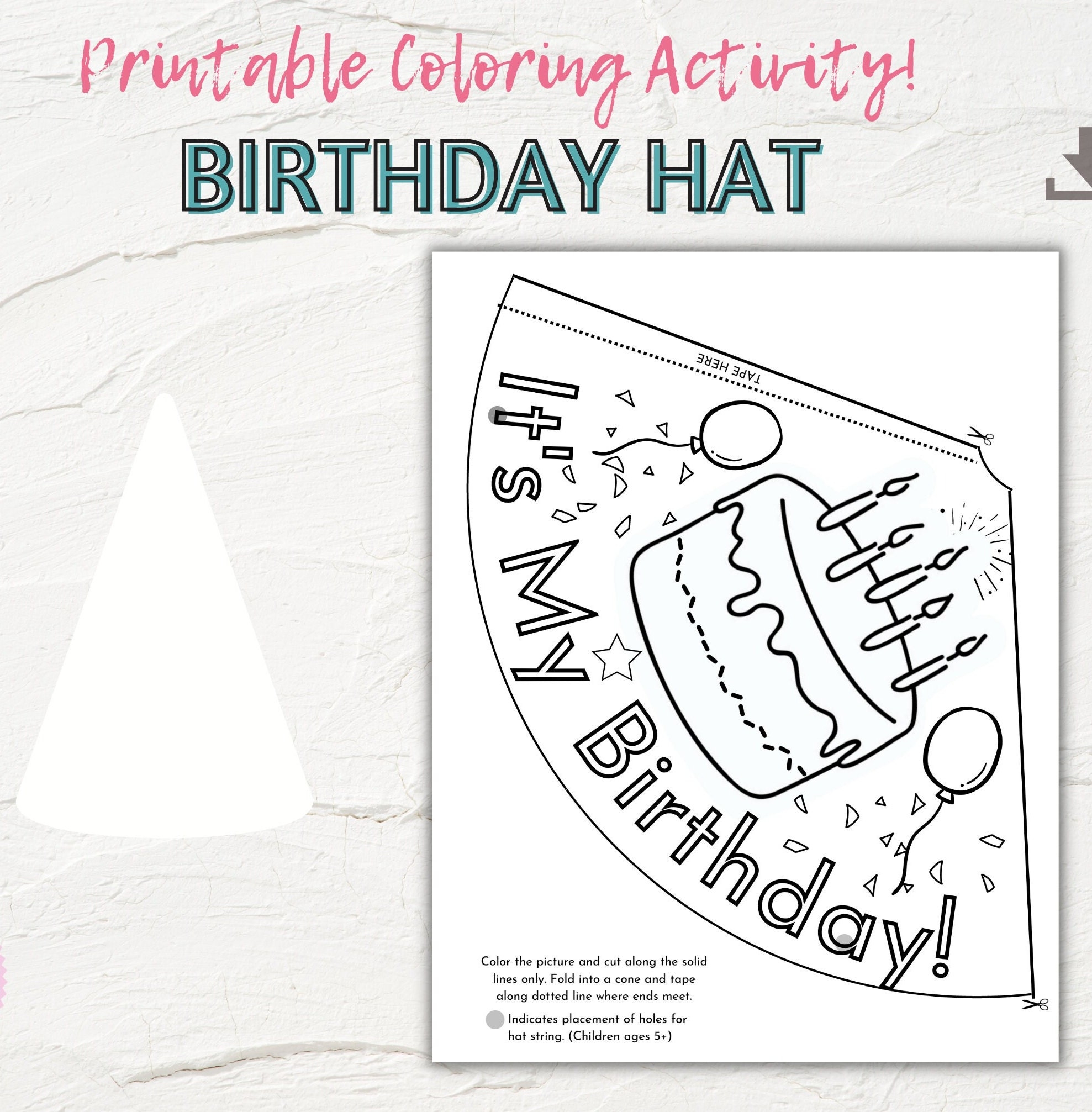 Printable Birthday Hat