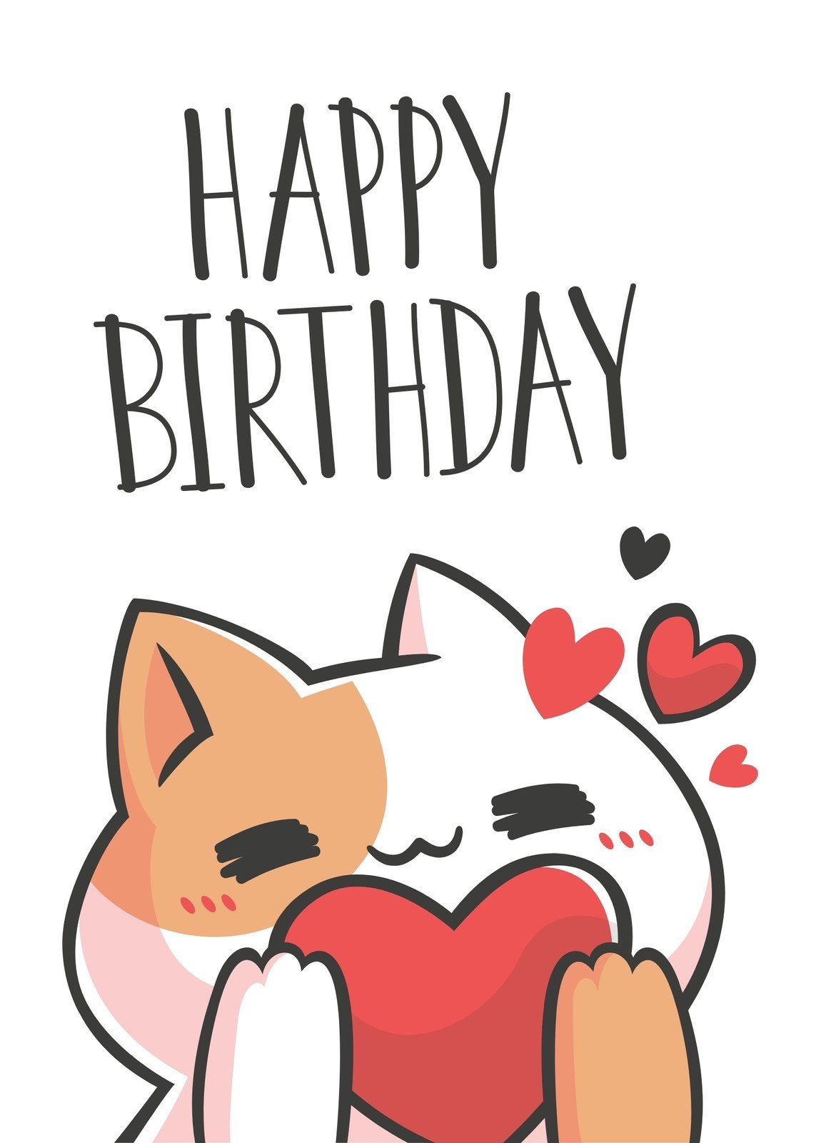 Lots Of Cats Birthday Card Lots Of Cats Birthday Card