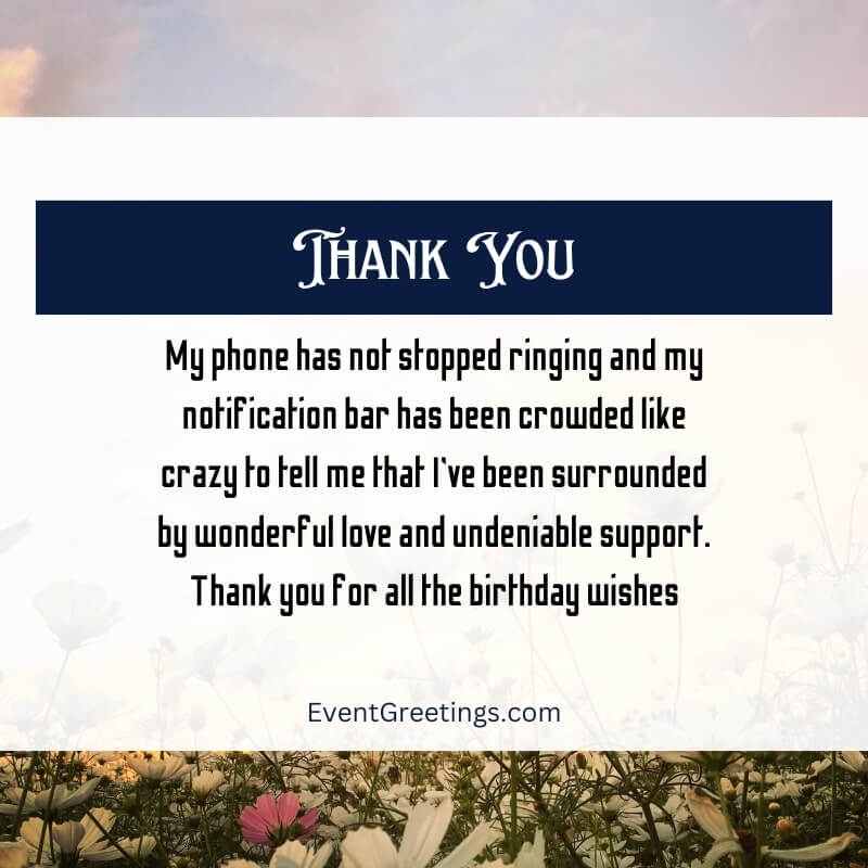 thank you message for birthday wishes thank you message for birthday wishes