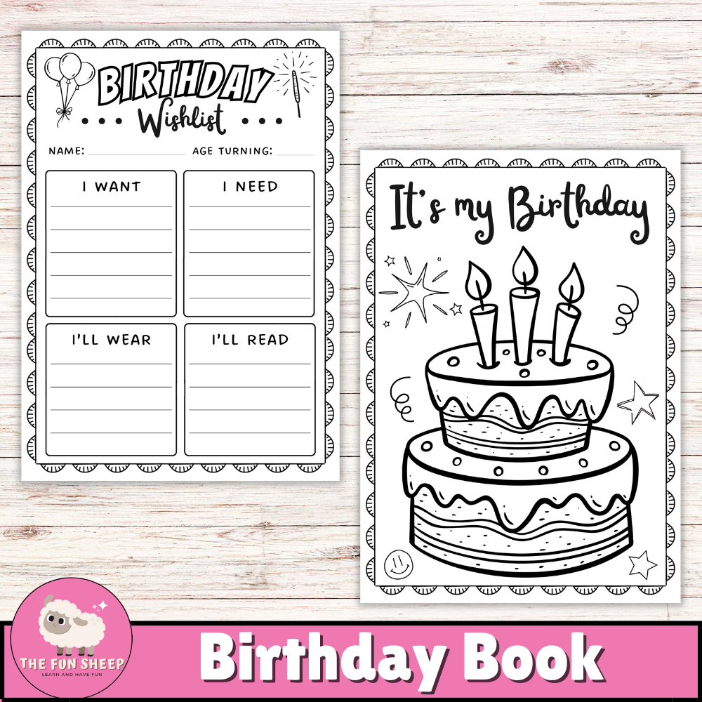 birthday wishlist printable