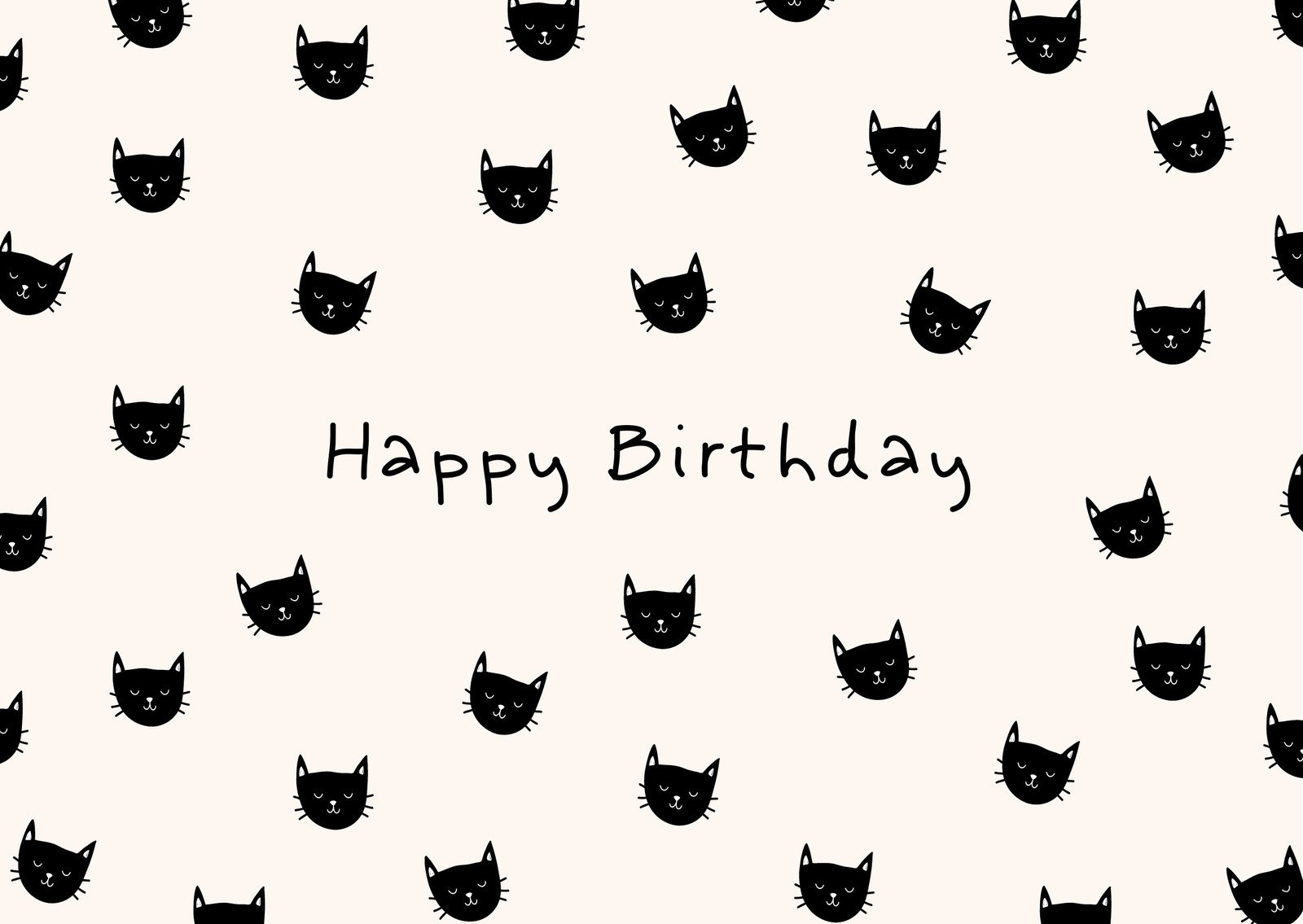 printable cat birthday cards printable cat birthday cards