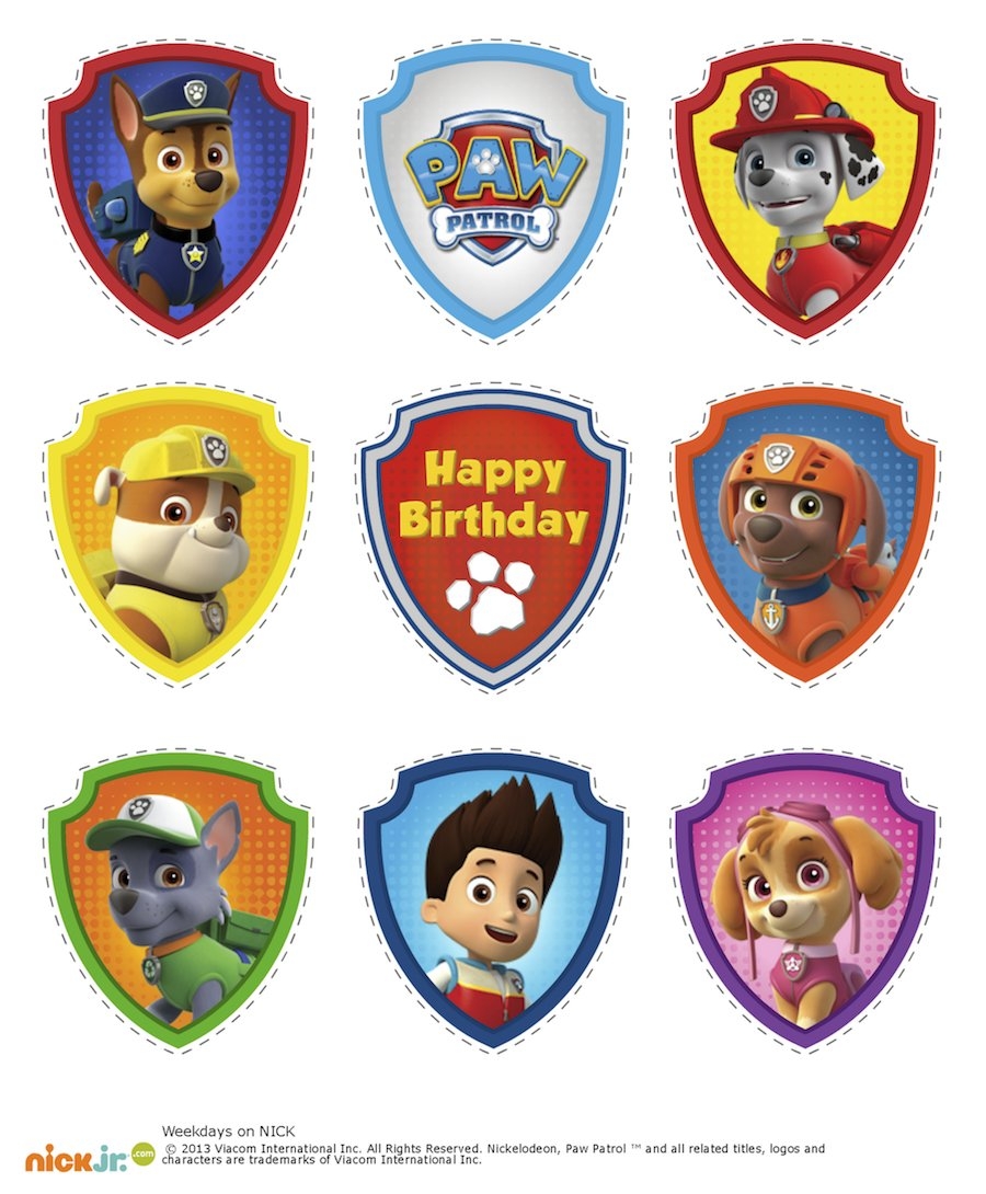 Paw Patrol Birthday Worksheets Library