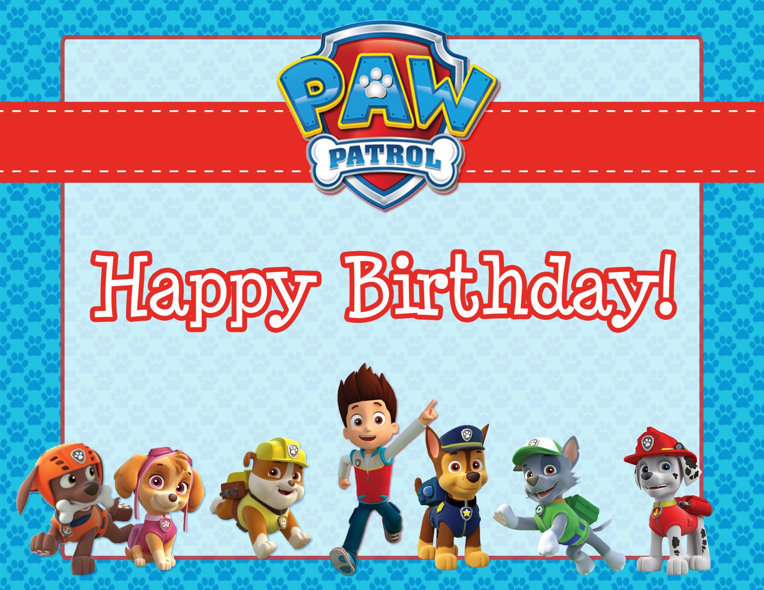 Paw Patrol Happy Birthday Discount Paw Patrol Happy Birthday Discount