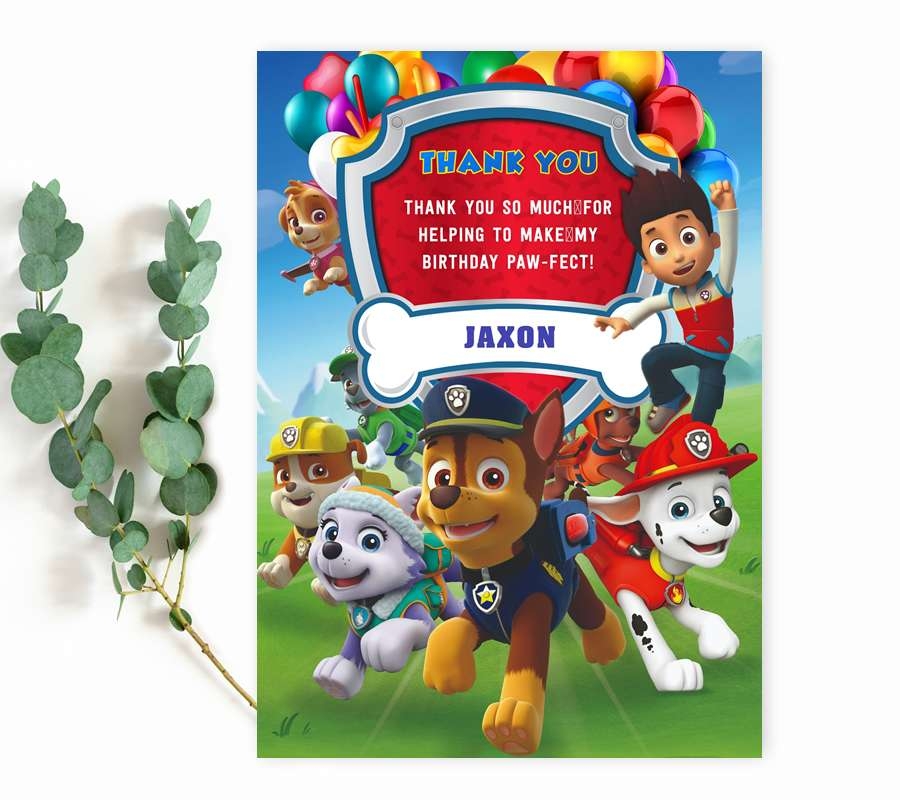 paw patrol birthday card printable paw patrol birthday card printable