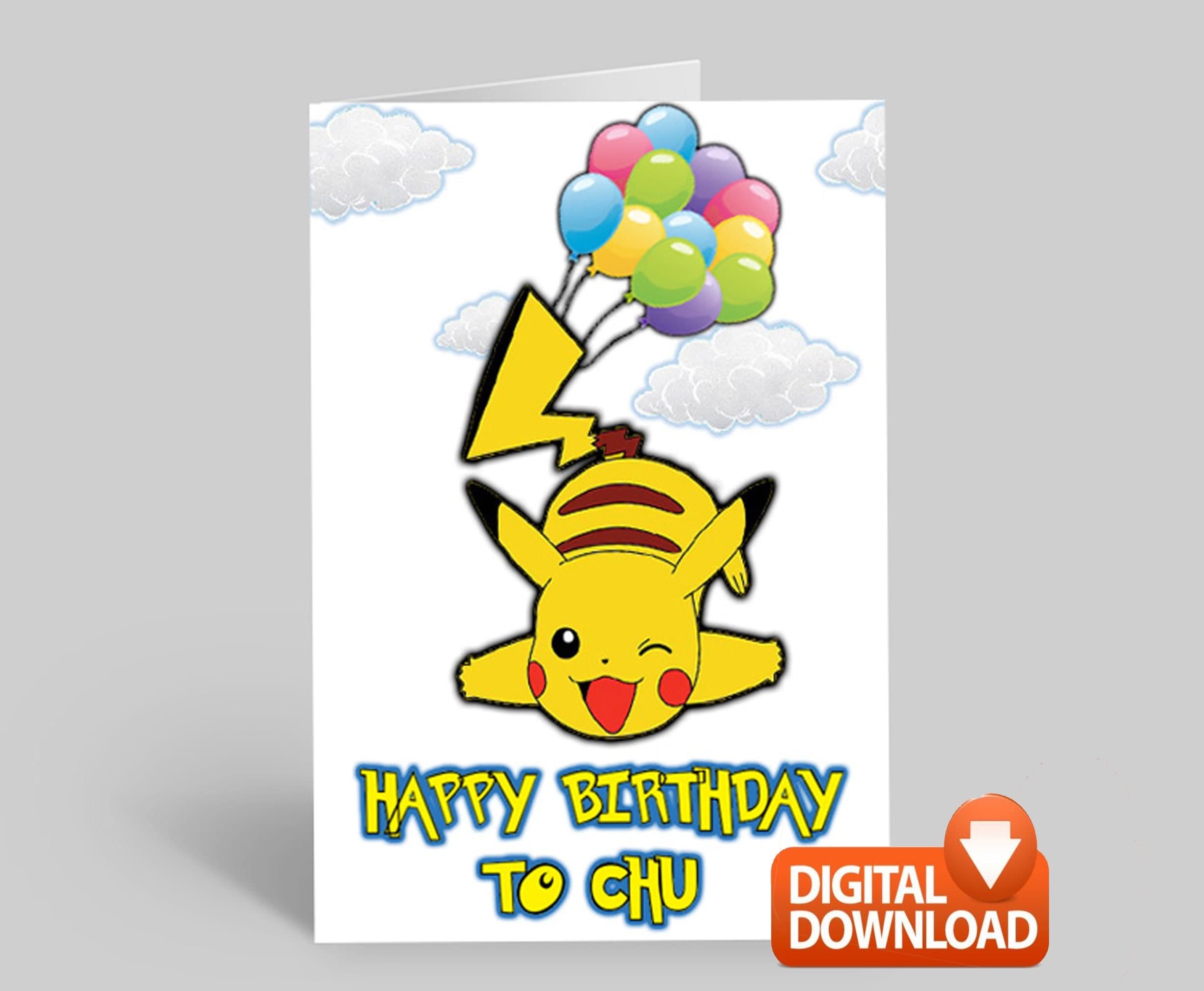 pokemon birthday card printable