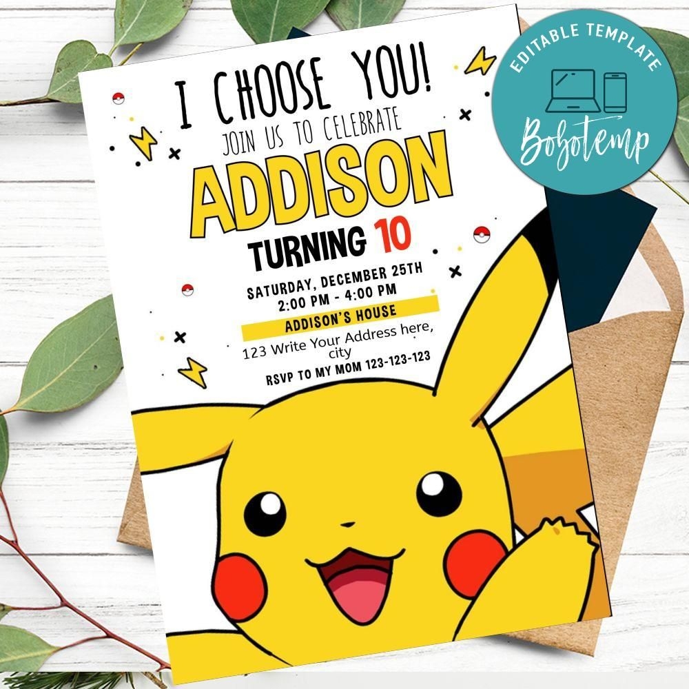 free printable pokemon birthday cards