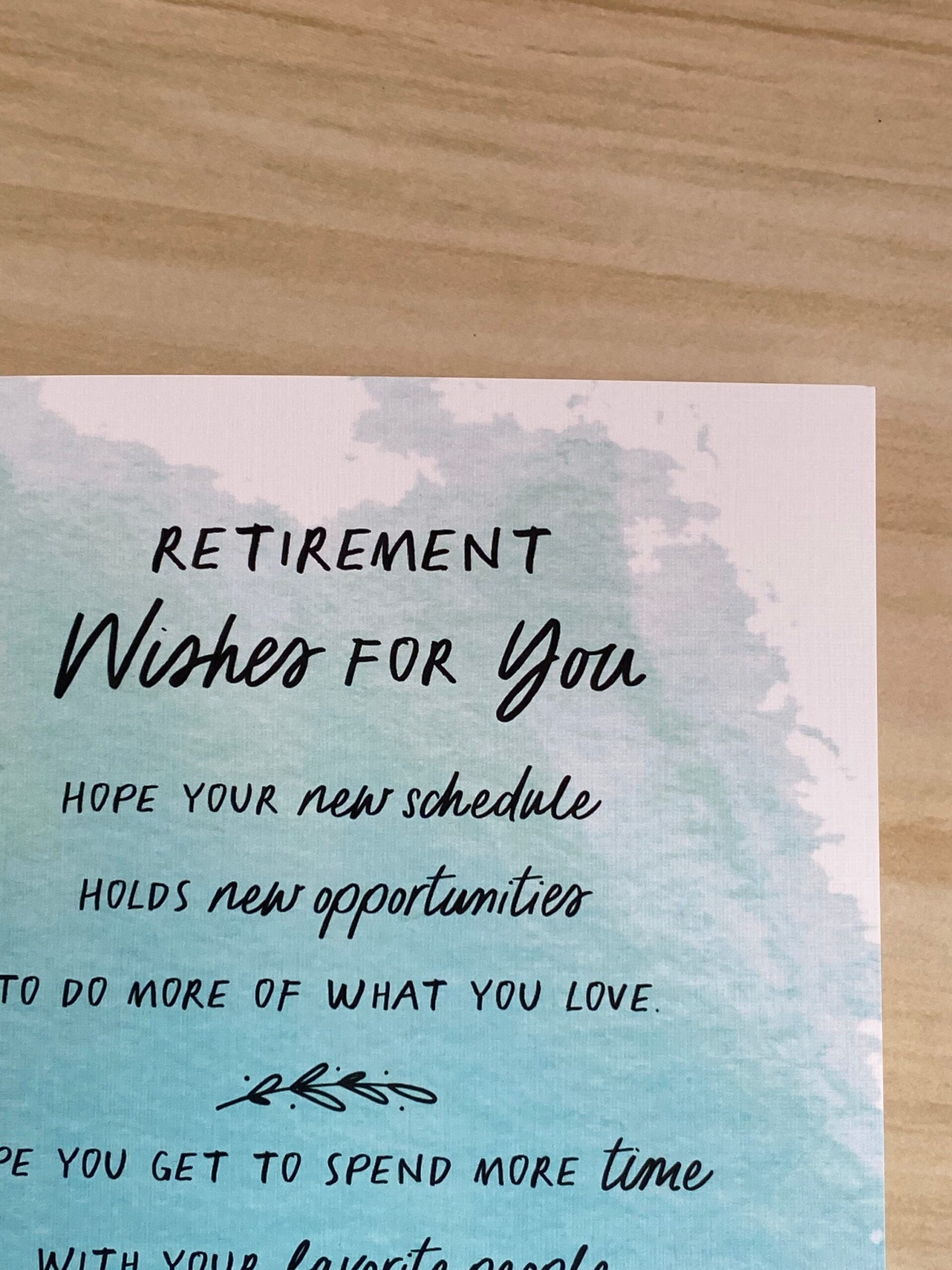 Retirement Wishes Congratulations Card Etsy