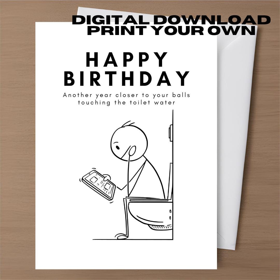 Funny Inappropriate Birthday Cards Free Printable