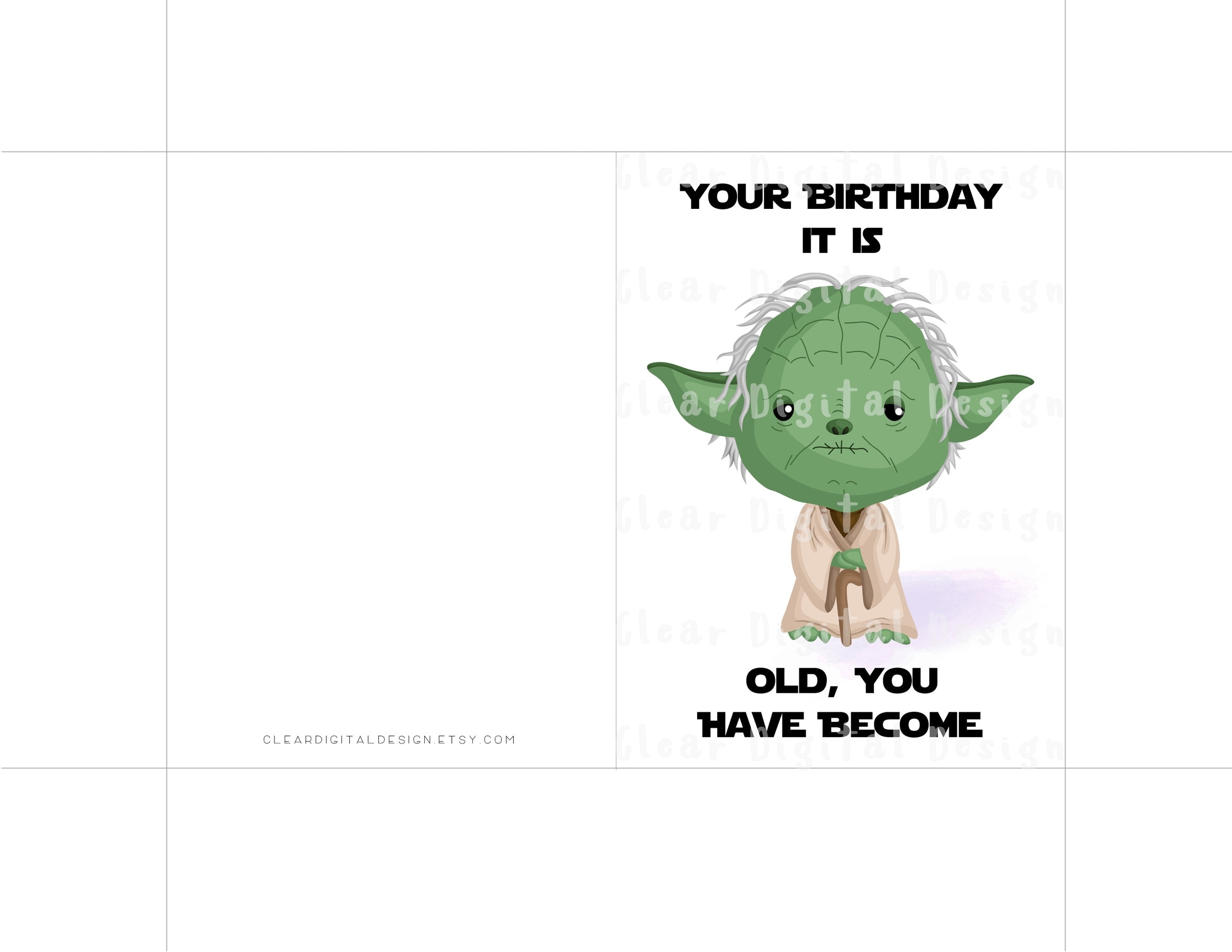 Star Wars Printable Birthday Card Printable Birthday Card For 