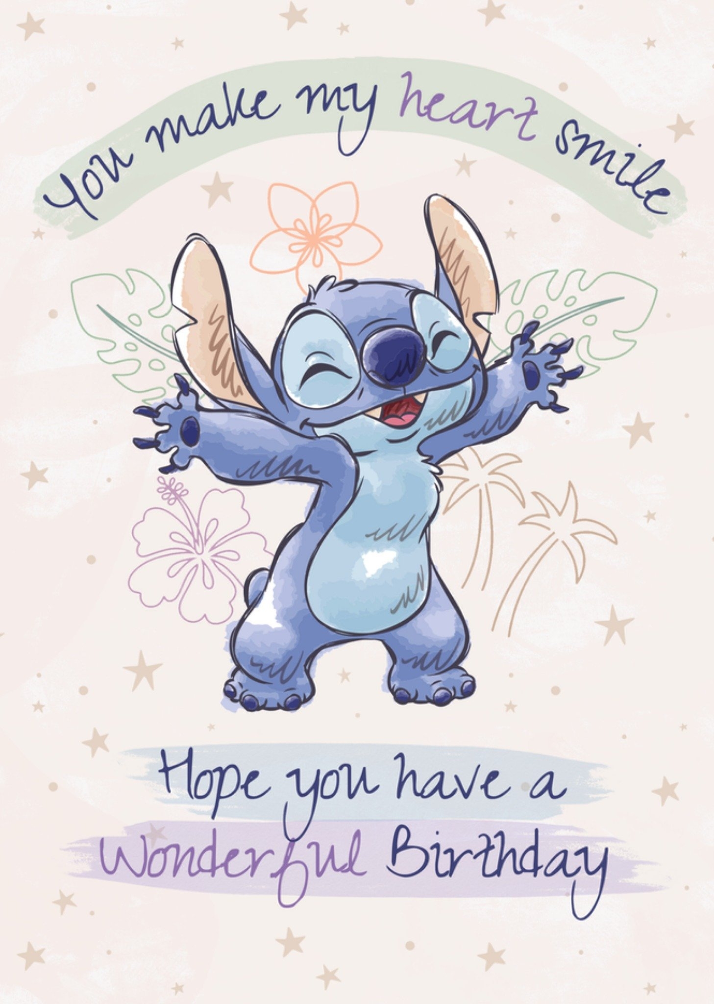 Stitch Birthday Cards Moonpig