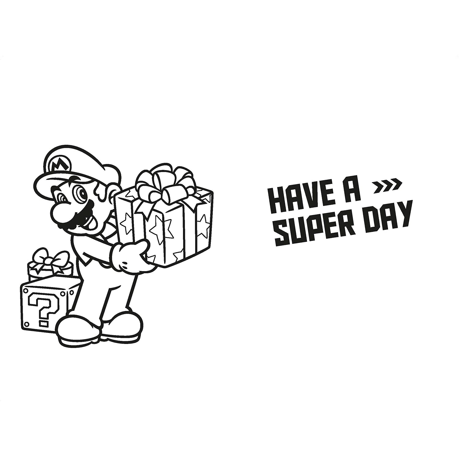 Super Mario Birthday Card Happy Birthday Amazon sg Office Products Super Mario Birthday Card Happy Birthday Amazon sg Office Products