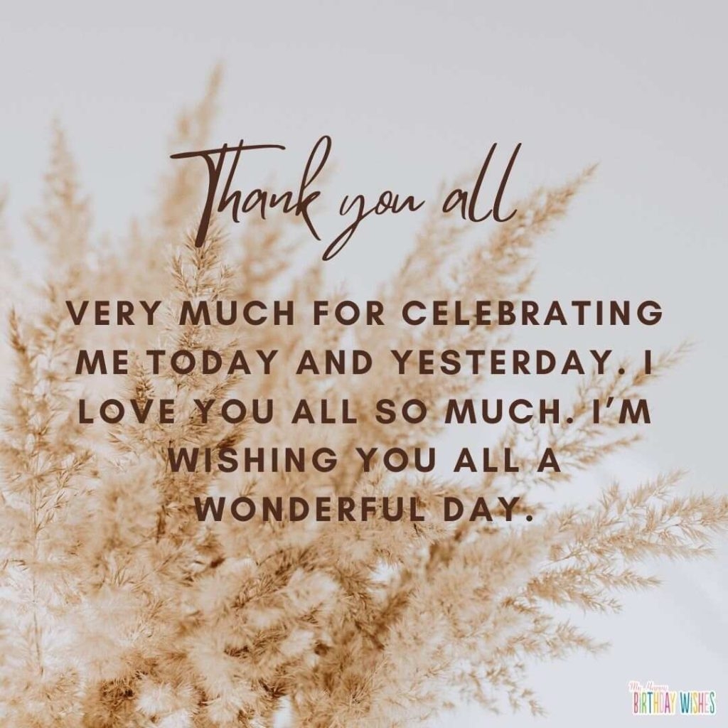 Thank You Quotes And Sayings My Happy Birthday Wishes
