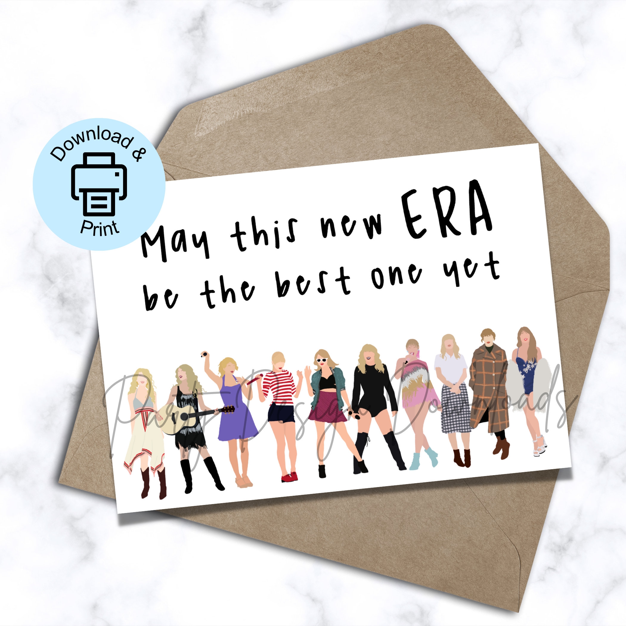 TS Printable Birthday Card TS Birthday Card Taylor Swift Bday Card Printable Birthday Cards TS Eras Eras Birthday Card Etsy