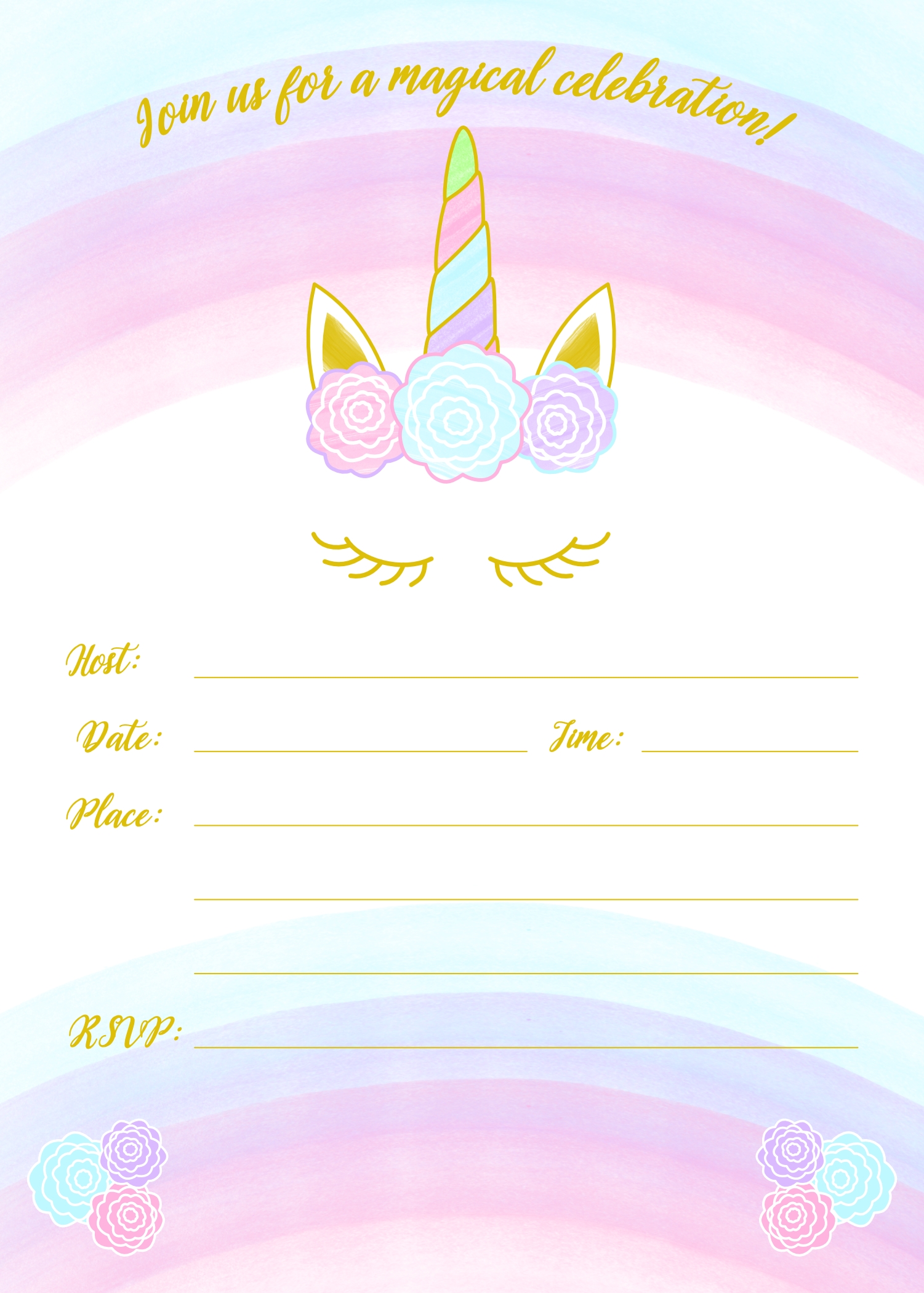 birthday invitations free printable