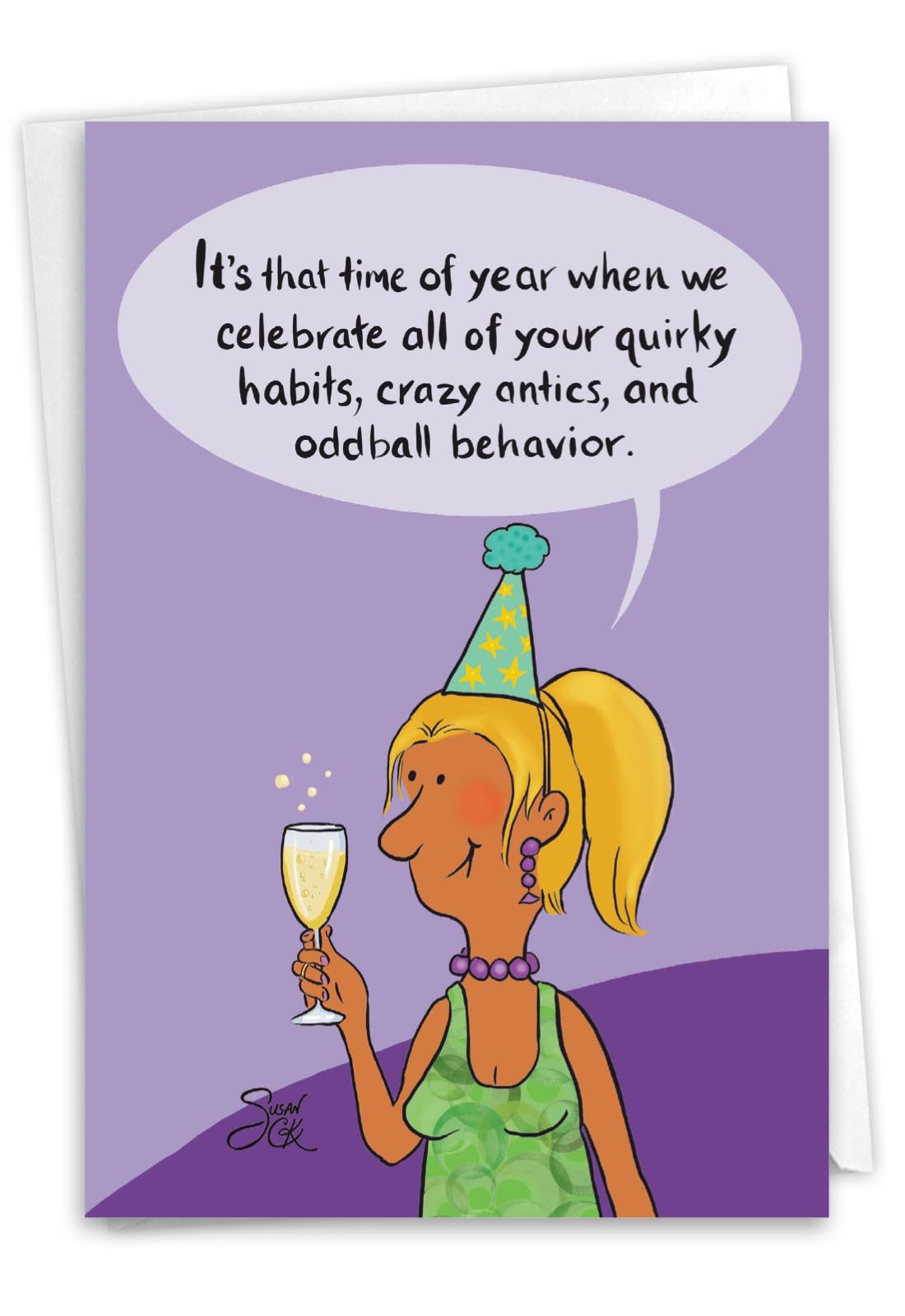 Weirder Than Me Humorous Birthday Card Weirder Than Me Humorous Birthday Card