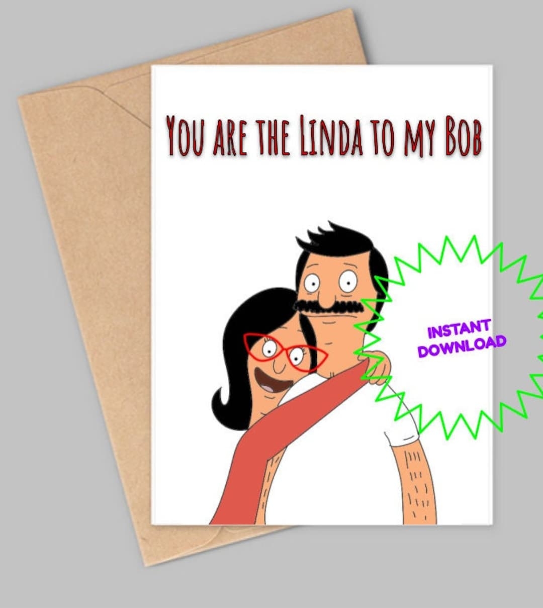 Bob’s Burgers 40th Birthday Card Printable
